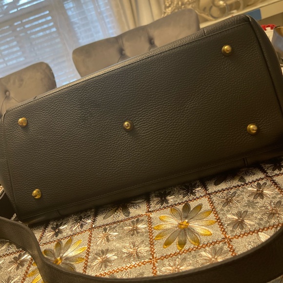 VALENTINO BY MARIO VALENTINO Kim Rock Logo Leather Satchel - Picture 12 of 13